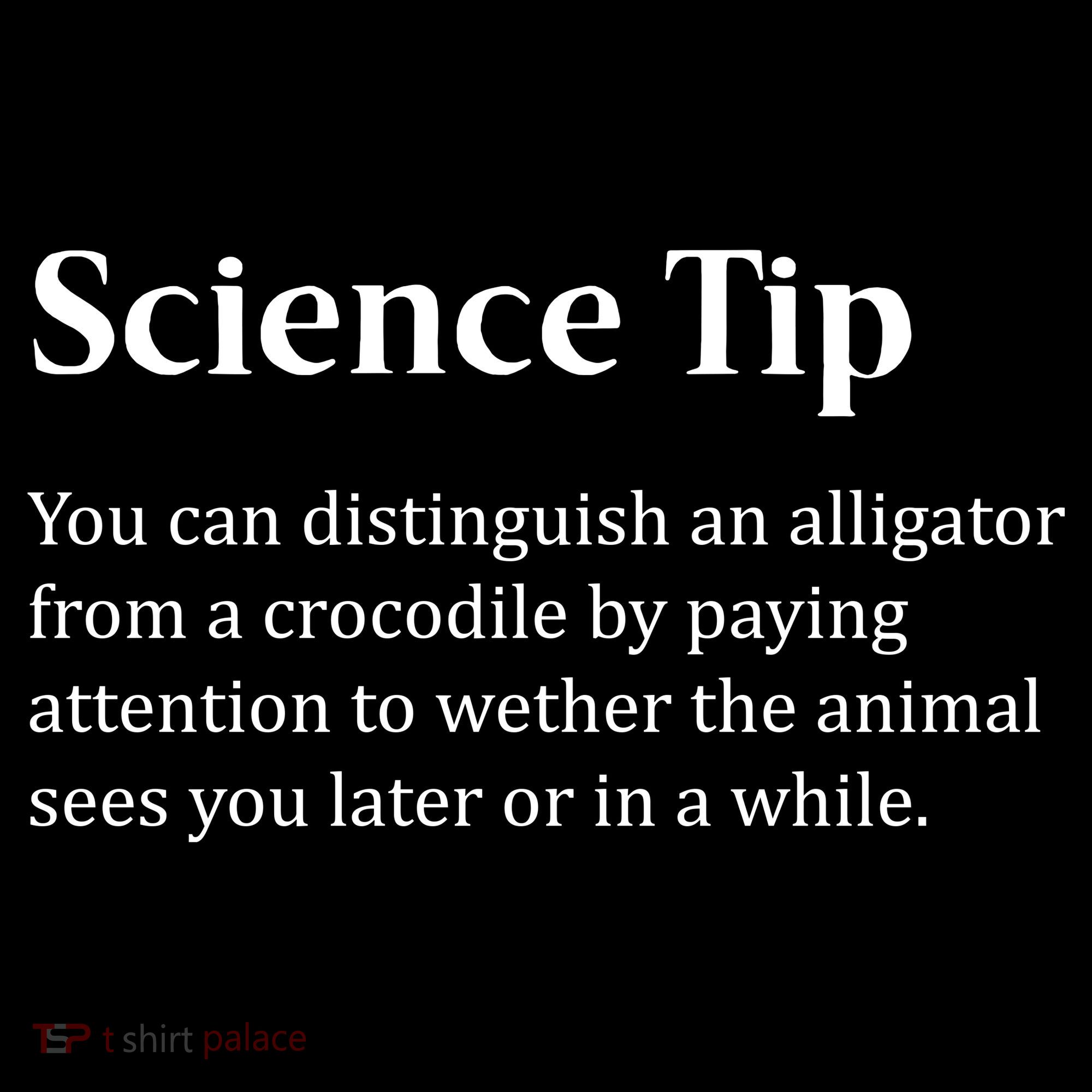 Crocodile Alligator Funny Science Tip Backpack