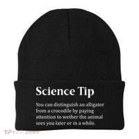 Crocodile Alligator Funny Science Tip Beanie thumb 0