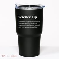 Crocodile Alligator Funny Science Tip Tumbler thumb 0