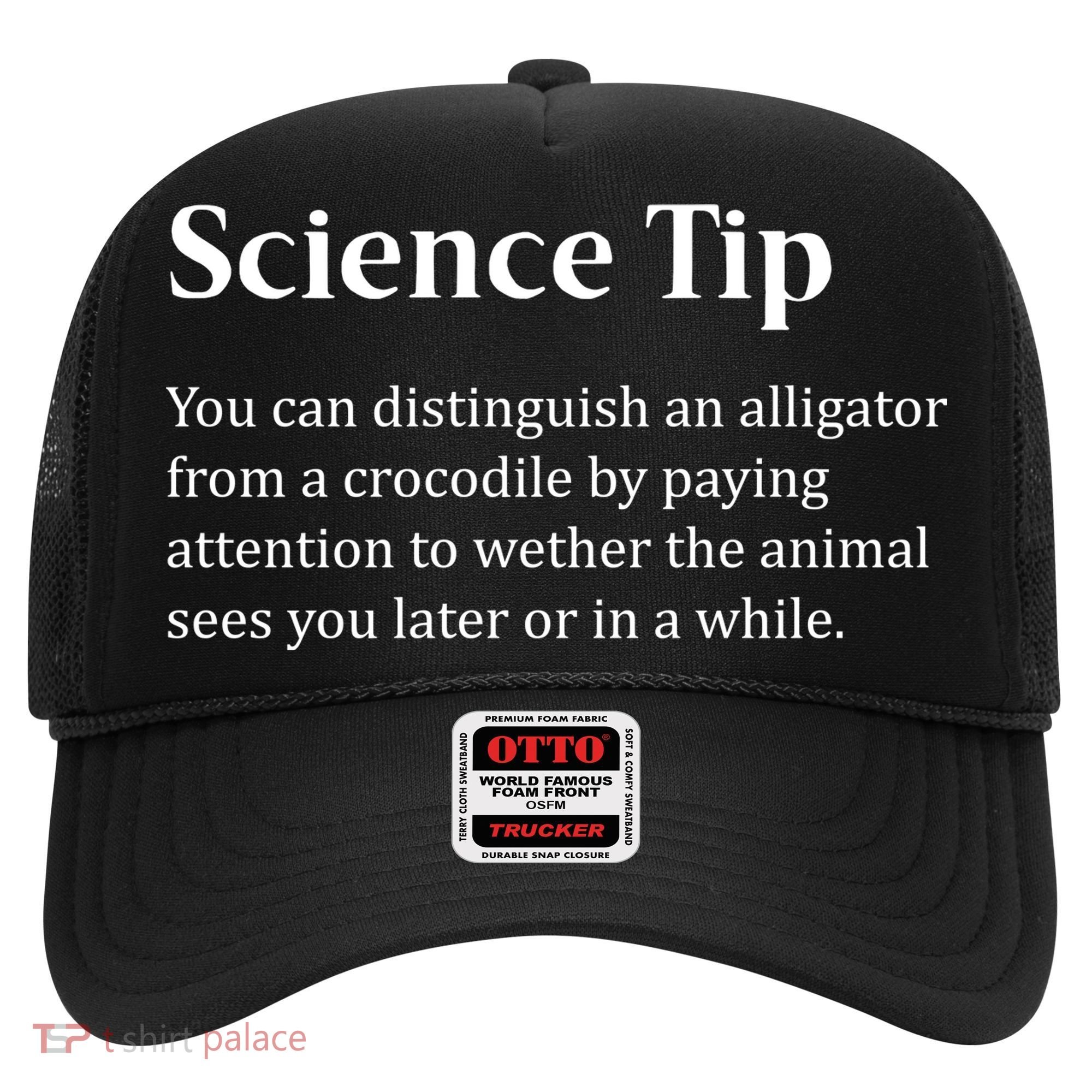 Crocodile Alligator Funny Science Tip Hat