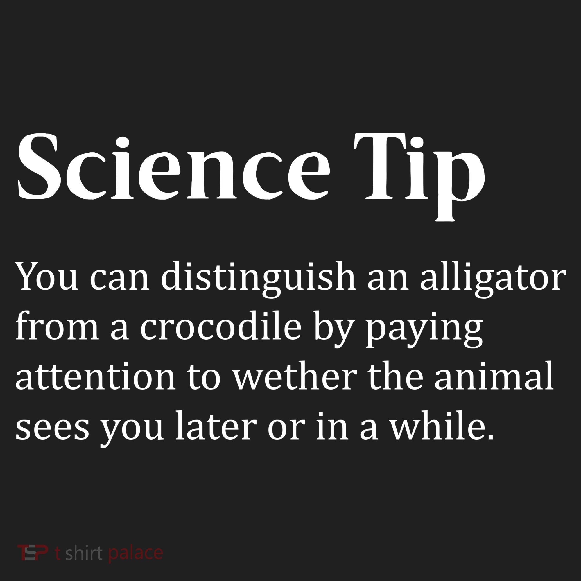Crocodile Alligator Funny Science Tip Hat