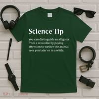 Crocodile Alligator Funny Science Tip T-Shirt thumb 5