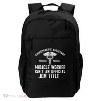 Chiropractic Assistant Face Paper Chiro Chiropractor Gift Backpack thumb 0