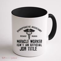 Chiropractic Assistant Face Paper Chiro Chiropractor Gift Coffee Mug thumb 1
