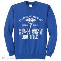 Chiropractic Assistant Face Paper Chiro Chiropractor Gift Sweatshirt thumb 0