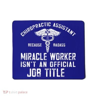 Chiropractic Assistant Face Paper Chiro Chiropractor Gift Mousepad