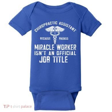 Chiropractic Assistant Face Paper Chiro Chiropractor Gift Baby Bodysuit