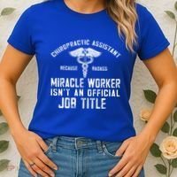 Chiropractic Assistant Face Paper Chiro Chiropractor Gift Women's T-Shirt thumb 2