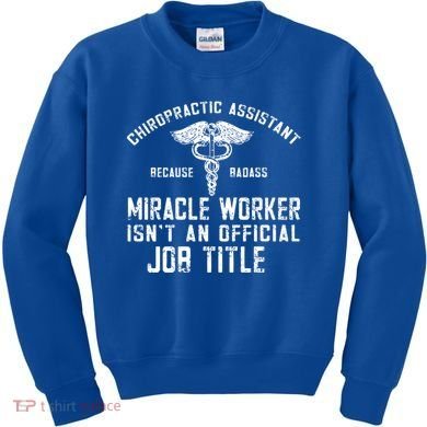 Chiropractic Assistant Face Paper Chiro Chiropractor Gift Kids Sweatshirt