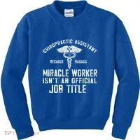 Chiropractic Assistant Face Paper Chiro Chiropractor Gift Kids Sweatshirt thumb 0