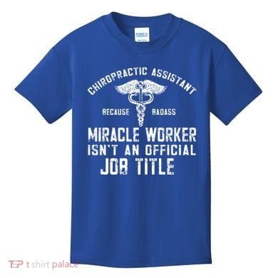 Chiropractic Assistant Face Paper Chiro Chiropractor Gift Kids T-Shirt