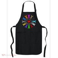 Cancer Awareness Fight Cancer Ribbon Apron thumb 0