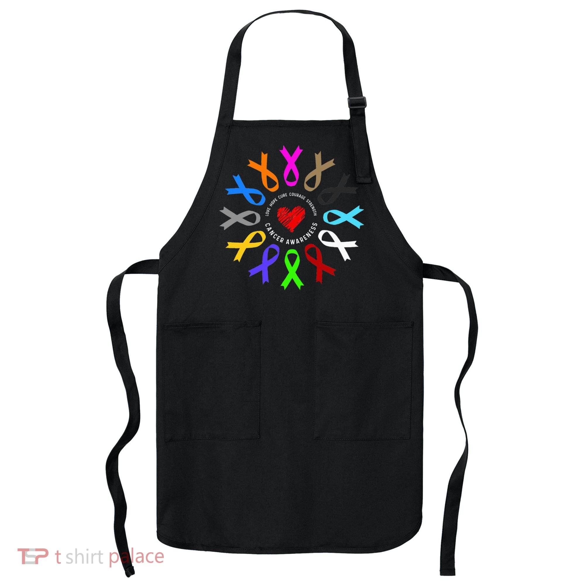 Cancer Awareness Fight Cancer Ribbon Apron