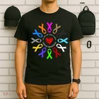 Cancer Awareness Fight Cancer Ribbon T-Shirt thumb 6