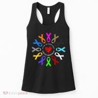 Cancer Awareness Fight Cancer Ribbon Women's Tank Top thumb 0