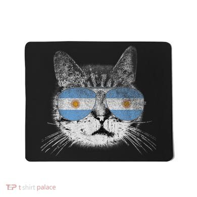Cat Argentina Flag Country Retro Funny Gift Mousepad
