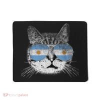 Cat Argentina Flag Country Retro Funny Gift Mousepad thumb 0