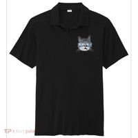 Cat Argentina Flag Country Retro Funny Gift Sport-Tek Posi-UV Pro Polo thumb 0