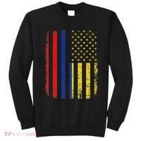 Colombian American Flag Colombian Roots Colombia America Sweatshirt thumb 0