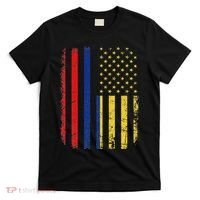 Colombian American Flag Colombian Roots Colombia America T-Shirt thumb 0