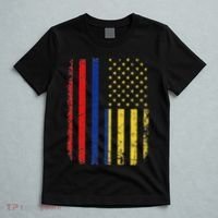 Colombian American Flag Colombian Roots Colombia America T-Shirt thumb 5