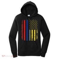 Colombian American Flag Colombian Roots Colombia America Women's Hoodie thumb 0