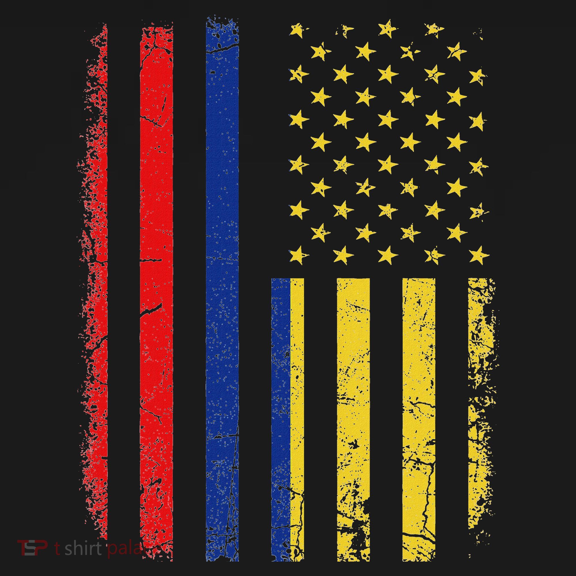 Colombian American Flag Colombian Roots Colombia America Women's Hoodie