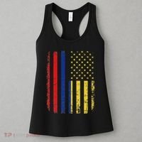Colombian American Flag Colombian Roots Colombia America Women's Tank Top thumb 3
