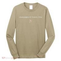 Champagne And French Fries Coquette Long Sleeve Shirt thumb 0