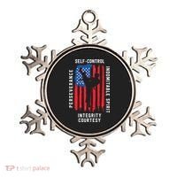Cool American Flag Taekwondo Gift | Tae Kwon Do Martial Arts Ornament thumb 0