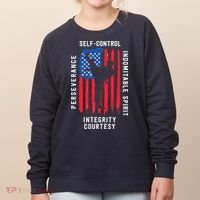 Cool American Flag Taekwondo Gift | Tae Kwon Do Martial Arts Women's Sweatshirt thumb 0
