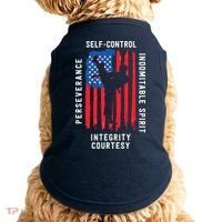 Cool American Flag Taekwondo Gift | Tae Kwon Do Martial Arts Doggie Tank thumb 0