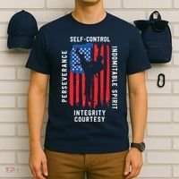 Cool American Flag Taekwondo Gift | Tae Kwon Do Martial Arts T-Shirt thumb 6