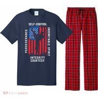 Cool American Flag Taekwondo Gift | Tae Kwon Do Martial Arts Pajama Set thumb 0