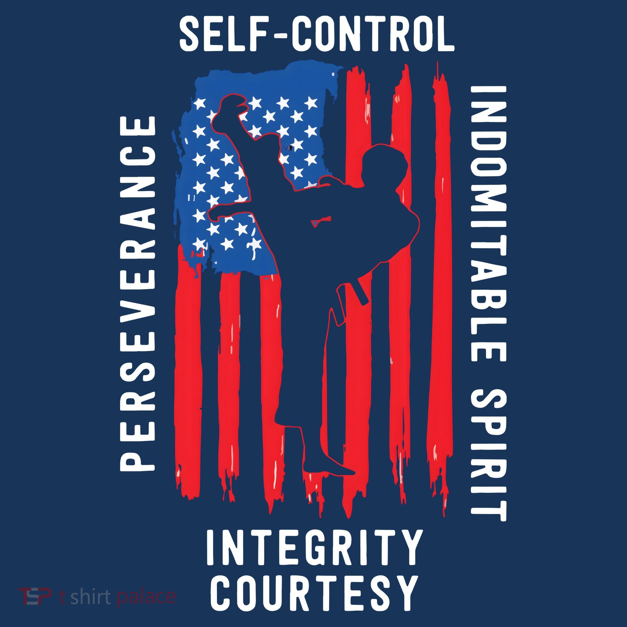 Cool American Flag Taekwondo Gift | Tae Kwon Do Martial Arts Women's Tank Top