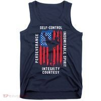 Cool American Flag Taekwondo Gift | Tae Kwon Do Martial Arts Tank Top thumb 0