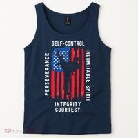 Cool American Flag Taekwondo Gift | Tae Kwon Do Martial Arts Tank Top thumb 2