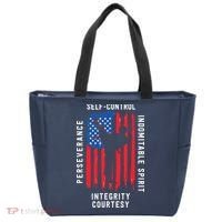 Cool American Flag Taekwondo Gift | Tae Kwon Do Martial Arts Tote Bag thumb 0