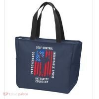 Cool American Flag Taekwondo Gift | Tae Kwon Do Martial Arts Tote Bag thumb 3