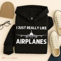 Cool Airplane For Aviation Plane Airplane Pilot Hoodie thumb 4