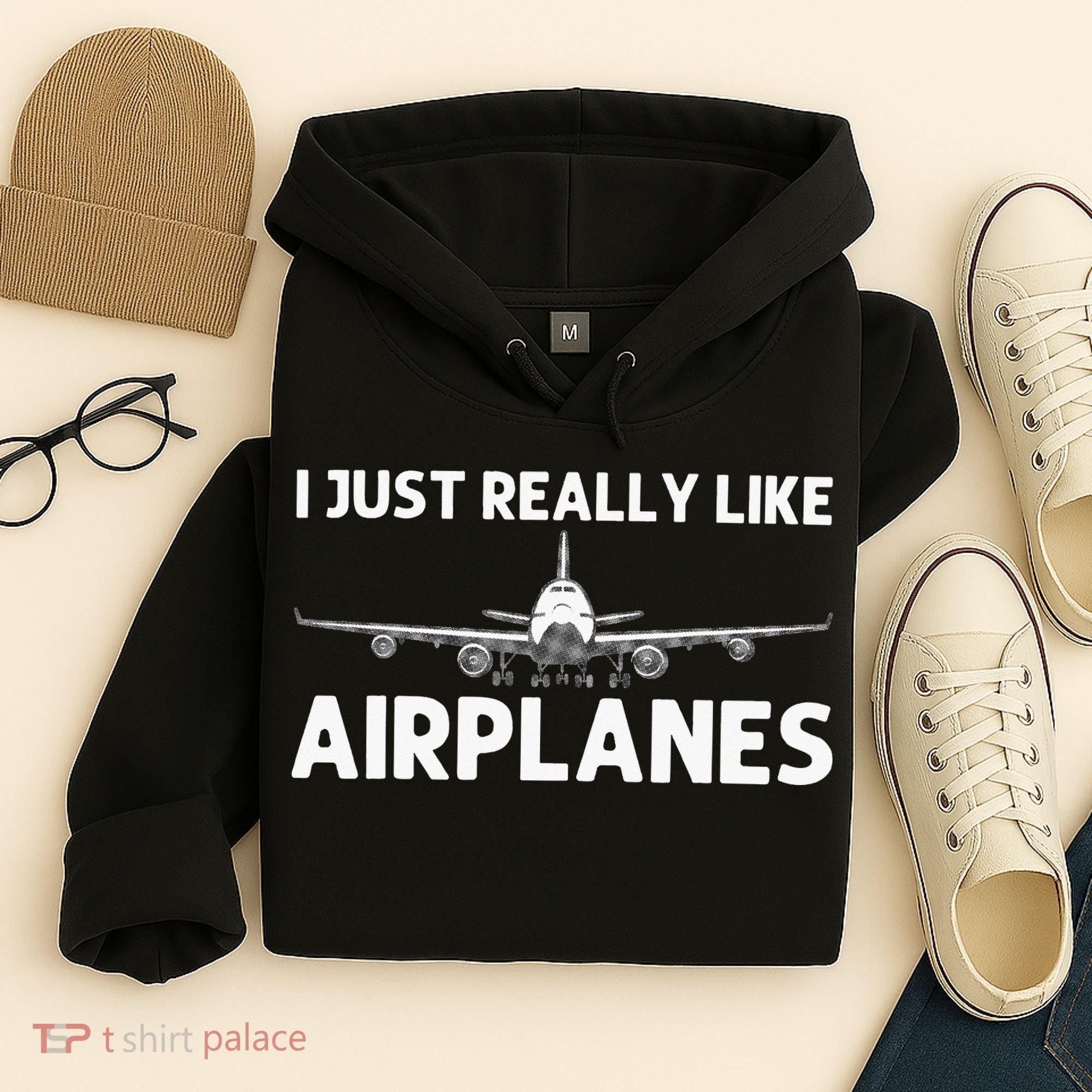 Cool Airplane For Aviation Plane Airplane Pilot Hoodie