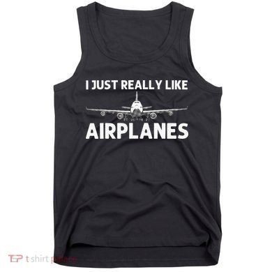 Cool Airplane For Aviation Plane Airplane Pilot Tank Top