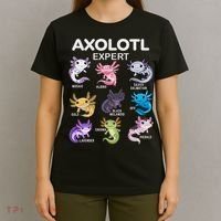 Cute Axolotl For & Or  - Axolotl T-Shirt thumb 4