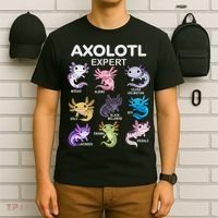 Cute Axolotl For & Or  - Axolotl T-Shirt thumb 6