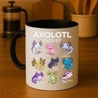 Cute Axolotl For & Or  - Axolotl Coffee Mug thumb 4