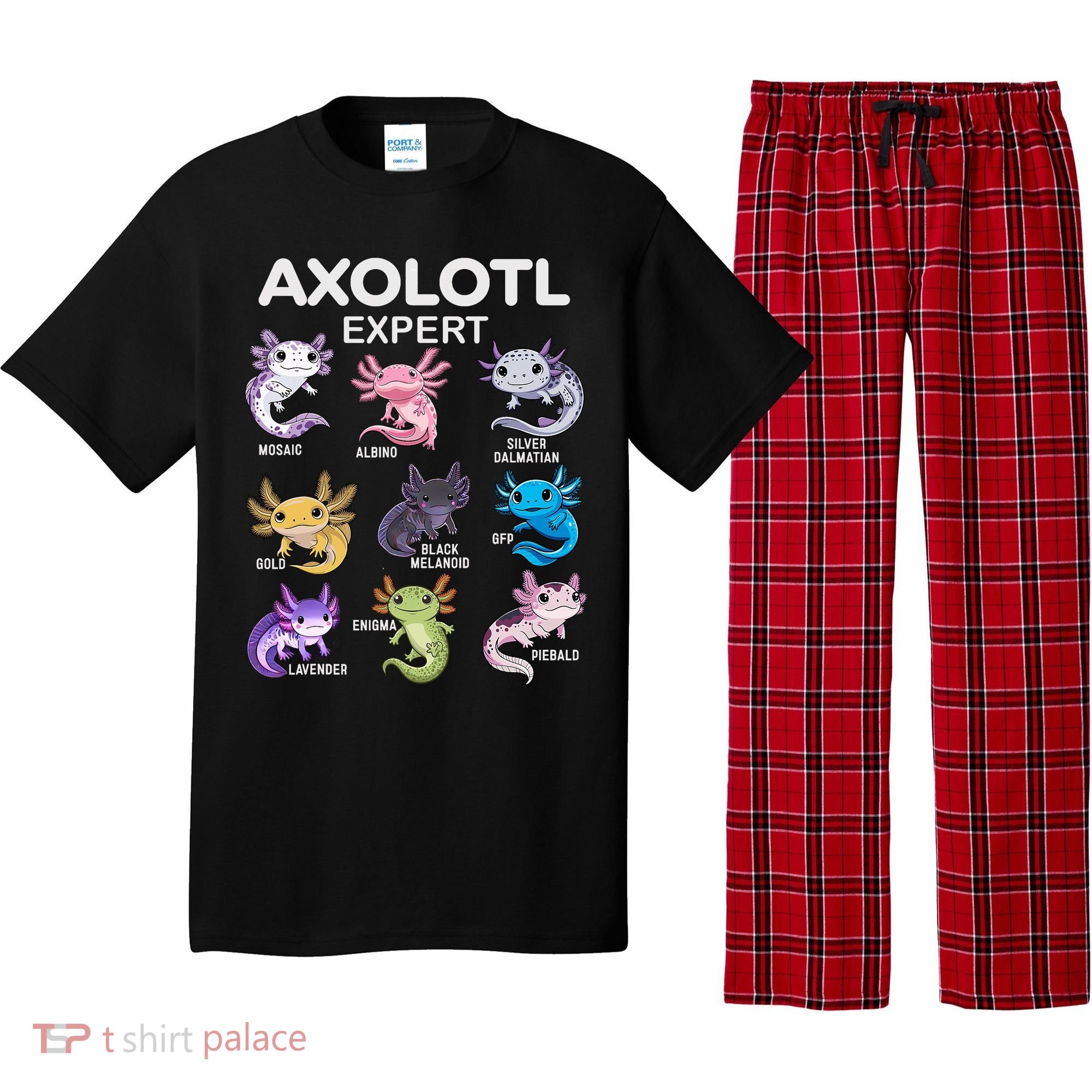 Cute Axolotl For & Or  - Axolotl Pajama Set