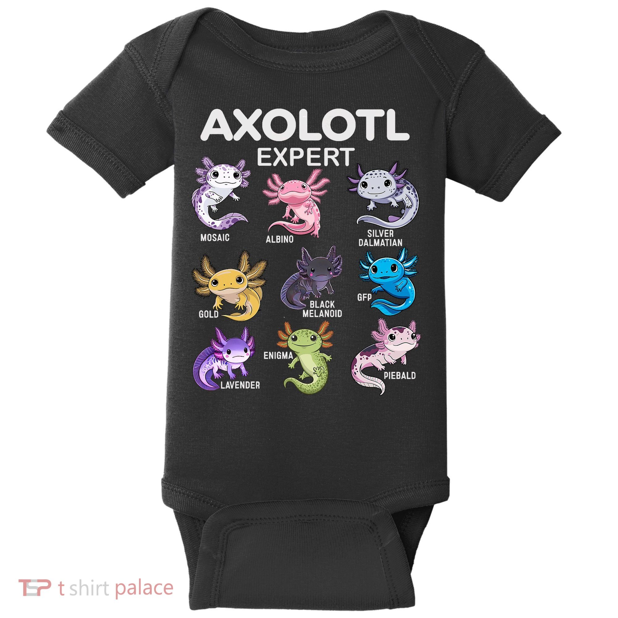 Cute Axolotl For & Or  - Axolotl Baby Bodysuit