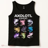 Cute Axolotl For & Or  - Axolotl Tank Top thumb 2