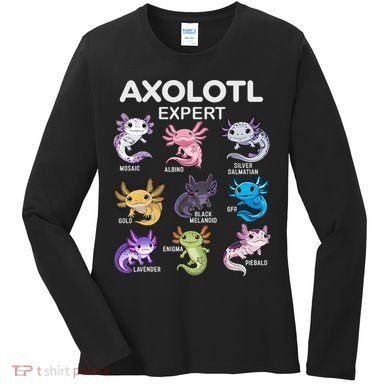 Cute Axolotl For & Or  - Axolotl Women's Long Sleeve Shirt