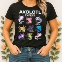 Cute Axolotl For & Or  - Axolotl Women's T-Shirt thumb 2